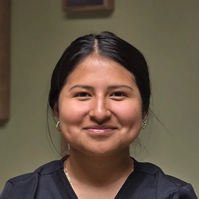 Chiropractic Rochester MN Marisol About Massage Therapist Marisol Smiling In Scrubs